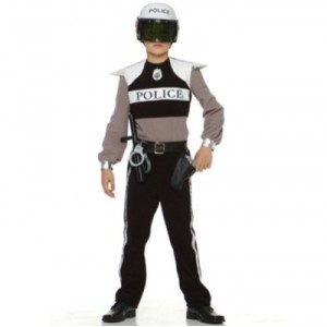 Caritan - Costume - Panoplie Policier - 3-4 ans