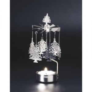 Contento - mini carousel - photophore tournant - sapin de Noël