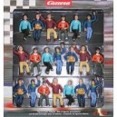 CARRERA EVOLUTION / DIGITAL 132/124 20021108 Lot de personnages, tribune