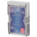 Cartamundi - 106886102101 - Privilege Jeu De 54 Cartes - Boitier Plastique + Système Clip Broche (Carta Mundi)