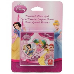 Cartamundi - 107960924101 - Jeu de cartes - Jeu de Mémoire - Disney Princesse - Coeur