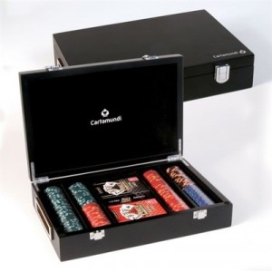 Cartamundi - cartes - Coffret luxe bois 200 jetons 14 grs (Carta Mundi)