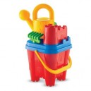 Castle Ecoiffier - 614 - Jeu de Plein Air - Seau Château Fort - Garni - Diamètre:20 cm