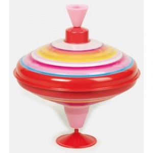 Cause - Toupie - Toupie Bourdonnante en Métal Rose