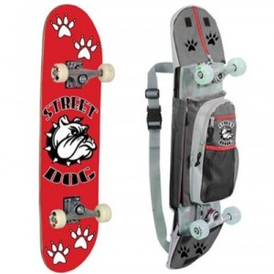 CDTS - CSL204-294 - Jeu de Plein Air - Skate + Sac - 79 x 21 cm (CDTS)