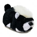 ZHU ZHU PETS WILD BUNCH MOUFETTE NOIR et BLANC HOUPETTE STINKER 6.2 CEPIA