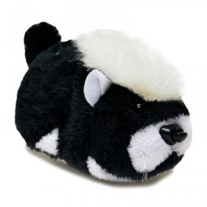 ZHU ZHU PETS WILD BUNCH MOUFETTE NOIR et BLANC HOUPETTE STINKER 6.2 CEPIA