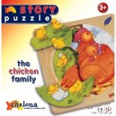 Chelona - Story puzzle - Chez les poules