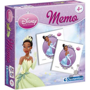 Clementoni-12683-Memo-educational game Princess and the Frog