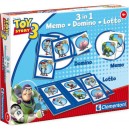 Clementoni-13707-Jeu éducatif-Kit 3 in 1 Memo Domino Lotto Toy Story 3