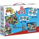 Clementoni-13709-Jeu éducatif-EDUKIT 4 en 1 Toy Story 3 (Clementoni)