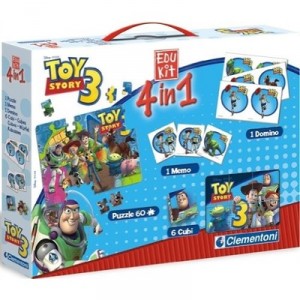 Clementoni-13709-educational game Edukit-4 in 1 Toy Story 3 (Clementoni)
