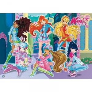 Clementoni 24 pieces Winx + Feutres Winx Denim