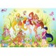 Clementoni-23572-Puzzle Enfant Maxi 104 pc-Winx Pets garden