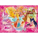Clementoni-25424-Puzzle Enfant Floor 40 pc-Winx Enchantix fairies
