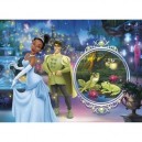 Clementoni-26800-Puzzle Enfant 60 pc- La Princesse et la Grenouille Rhythm and light