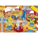 Clementoni-26805-Puzzle Enfant 60 pc-Handy Manny Friends think best together