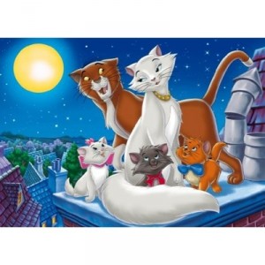 Clementoni - 277124 - Puzzle Child - Aristocats Cute Family