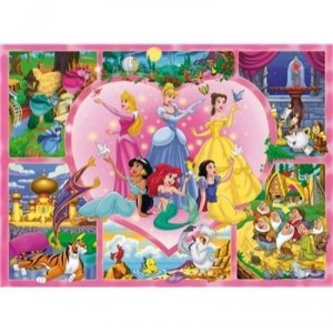 Clementoni - 27764.3 - Classic Puzzle - Princess - 104 Rooms
