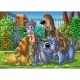 Clementoni - 28022 - Puzzles 150 Pièces - Animal Friends - La Belle Et Le Clochard