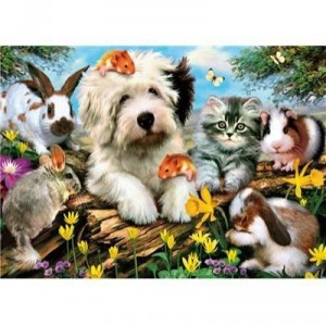 Clementoni - 302864 - Puzzle - Furry Friends - 500 pièces