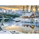 Clementoni - 31961 - Puzzle - 1500 Pièces - High Quality - cabin On The River