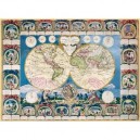 Clementoni - 319664 - Puzzle - Old Map - 1500 pièces