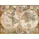 Clementoni - 335312 - Puzzle - Old Map - 2000 pièces