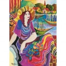 Clementoni - 390892 - Puzzle - Woman On A Seascape - 1000 pièces