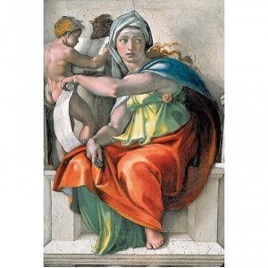 Clementoni - 391004 - Puzzle - Michelangelo - La Sibylle de Delphes - 1000 pièces