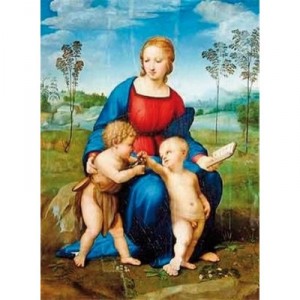 Clementoni - 391011 - Puzzle - Raffaello -La Vierge au chardonneret - 1000 pièces