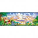 Clementoni-39134-Puzzle 1000 pc-Panorama Winnie the Pooh