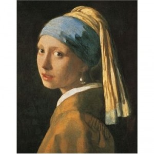 Clementoni-39138-Puzzle 1000 pc-Vermeer -jeune fille a la perle