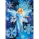 Clementoni-39144-Puzzle 1000 pc fluorescent-Snowflake fairies