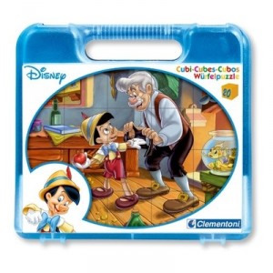 Clementoni - 42063 - Puzzle Pour Enfant - Cubes 20 Pièces - Pinocchio