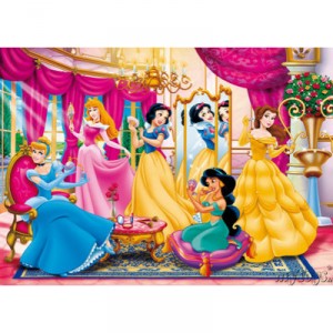 Clementoni Puzzle Disney Princess, Make Up - 104 pièces