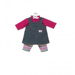 Corolle - N9627 - Accessoire Poupon - Les Classiques - Habillages Bébés 42 Cm - Bb42 Robe Jean (Corolle, Poupées and leurs m