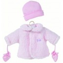 Corolle - P4870 - Accessoire Poupon - Les Classiques - Habillages Bébés 42 Cm - Bb42 Manteau Rose