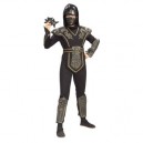 Costume SuperCenter Guerrier Dragon Ninja - Costume de déguisement - pour Enfant - avec Masque - Taille M