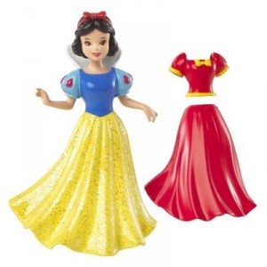 Disney Princesses - R4880 - Accessoire poupée - Mini Princesse Disney Blanche + Tenue - Neige