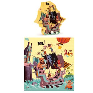 Djeco - Djeco - Puzzle la bateau du capitaine cook - 07247