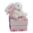 Doudou Compagnie - 1239 - Lapin Bonbon - Rose - Petite Modèle (Doudou)