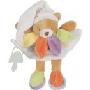 Doudou Compagnie - DC1029 - Eveil - Doudou - Nuage Couleurs - Support-Tétine (Doudou)