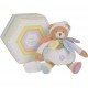 Doudou Compagnie - DC1030 - Eveil - Nuage Couleurs - Pantin Boule avec Doudou (Doudou)