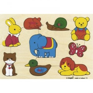 Dujardin - 36331 - Puzzle enfants - Simplex Bébés Anim