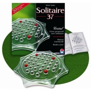 Dujardin - 55337 - Jeu de Société - Grand Classique - Solitaire 37 Cristal