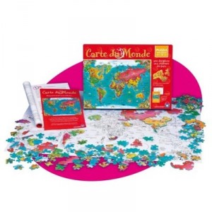 Dujardin - 56026 - Jeu de plateau - Puzzle 500 Piéces Carte Du Monde (Dujardin)