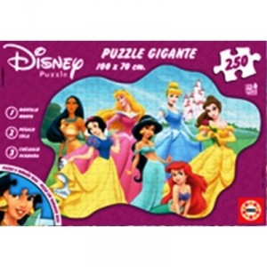 Educa toys Educa - 12635 - Puzzle Carton Wd Géant 250 pièces - pièces - Disney Princesses