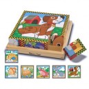 eToys Melissa and Doug Puzzle base cubes représentant des animaux compagnie (Melissa and Doug)