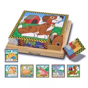 eToys Melissa and Doug Puzzle cubes representing animals based company (Melissa and Doug)